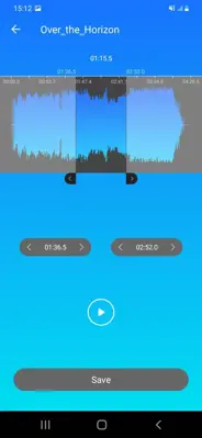 MP3 Cutter android App screenshot 1